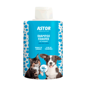 Shampoo Banho em Casa Filhotes Astor - 300 ml