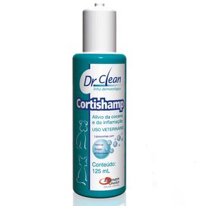 Shampoo Cortishamp Antialérgico Cães e Gatos Agener União - 125 ml