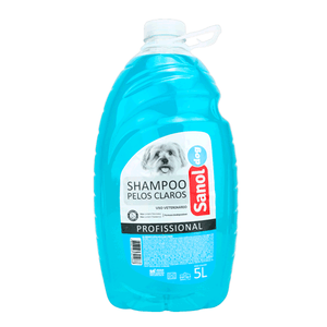 Shampoo Pelos Claros Cães e Gatos Sanol