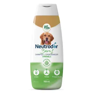 Shampoo e Condicionador 3 em 1 Citronela Neutrodor Petmais - 700 ml