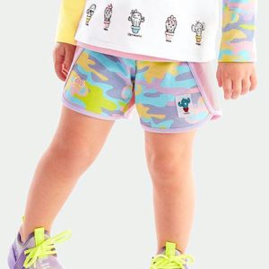 Short Bebê Menina com Repelência a Insetos Rosa