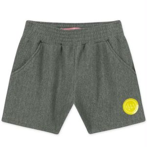 Short Infantil Menina Cinza