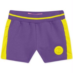 Short Infantil Menina Neon Roxo