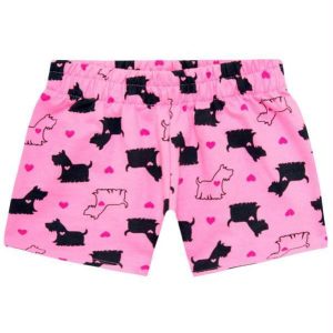 Short Infantil Menina Rosa