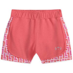 Short Malha Menina Salmão