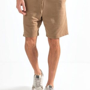 Short Marrom em Moletom