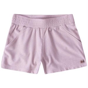 Short Menina com Bolsos Laterais - Roxo Roxo