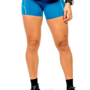 Short Power com Recorte Feminina Azul