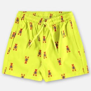 Shorts Infantil Masculino Microfibra Verde