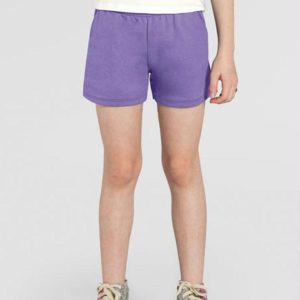 Shorts Infantil Menina em Moletinho Lilás
