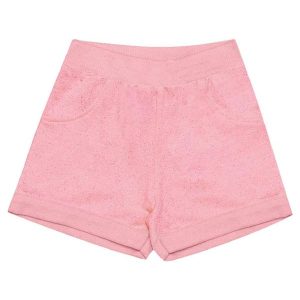 Shorts Moletinho Menina Rosa