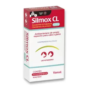 Silmox CL 150mg Antibiótico Vansil - 10 comprimidos
