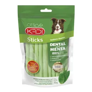 Sticks Cães Adultos Dental Menta Kadi - 70 g