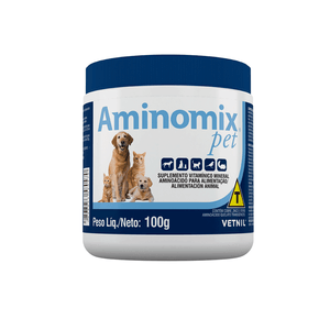 Suplemento Vitamínico Aminomix Pet Vetnil - 100 g