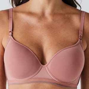 Sutiã com Aro e Bojo Liz 51818 Taça D 582-Rosa-Mônaco