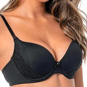 Sutiã com Aro e Bojo Rivali Demillus 67188 27-Preto