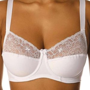 Sutiã com Aro e sem Bojo Baroneza Demillus 74600 Taça C 20-Branco