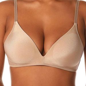 Sutiã sem Aro com Bojo Paraíso Demillus 63476 55-Bege-Rosado