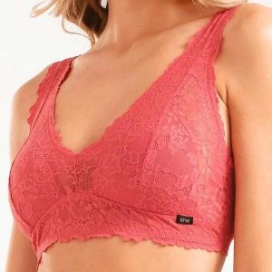 Sutiã sem Aro com Bojo She 522.02 Taça B Ro06-Rosa