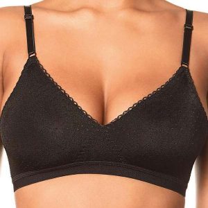 Sutiã sem Aro e sem Bojo Poás Demillus 61411 27-Preto