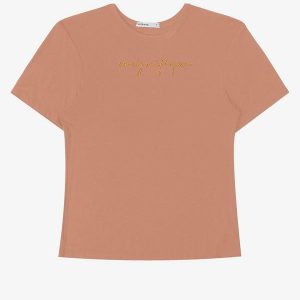 T- Shirt Feminina Marrom