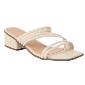 Tamanco Off White em Sintético