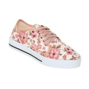 Tênis Floral com Cadarço Extra