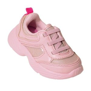 Tênis Molekinha Rosa em Sintético
