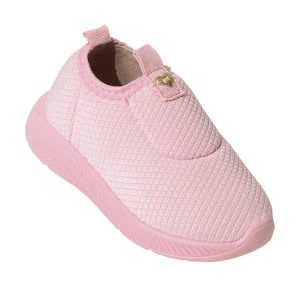 Tênis Molekinha Rosa em Tecido