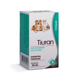Tiuran Sarnicida e Fungicida para Cães e Gatos Duprat - 30 ml