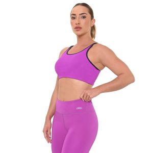 Top Baixo Impacto Olympikus Feminina GG Roxo