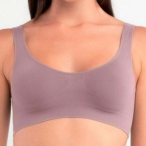 Top sem Aro e sem Bojo She 750.02 Ro03-Rosa-Queimado