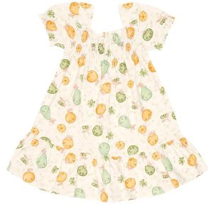 Vestido Cotton Leve Menina Verde