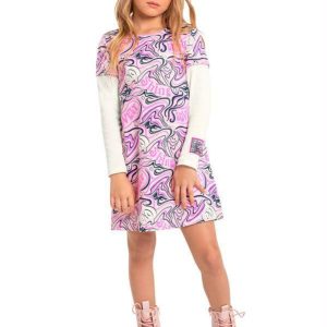 Vestido Infantil Cotton Rosa