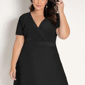 Vestido Preto em Malha