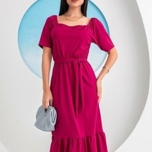 Vestido Púrpura em Malha