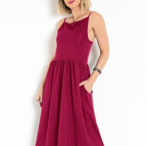 Vestido Vermelho em Malha