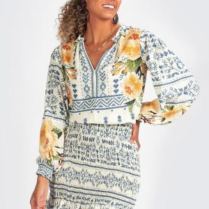 Vestido Viscose Nice Bege