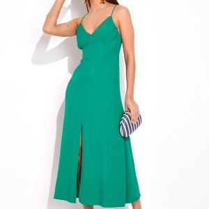 Vestido Viscose Verde