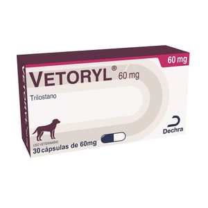 Vetoryl 60mg para Cachorro Dechra - 30 cápsulas