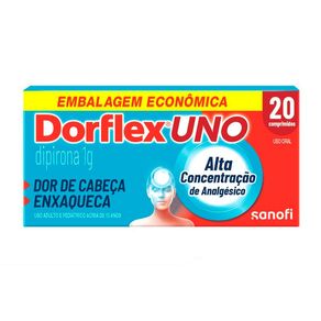 Analgésico Dorflex UNO 1g 20 Comprimidos