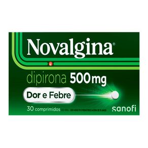 Analgésico e Antitérmico Novalgina 500mg 30 Comprimidos
