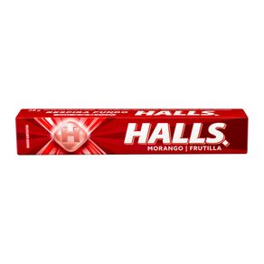 Bala Halls Sabor Morango 28g