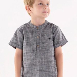 Bata Infantil para Menino Preto