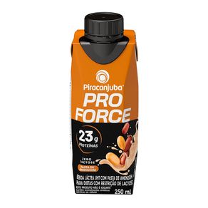 Bebida Láctea Piracanjuba Pro Force Zero Lactose Sabor Pasta de Amendoim 250ml