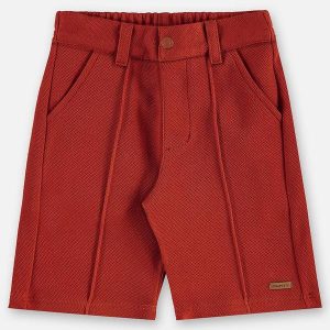 Bermuda Infantil Alfaiataria Vermelho
