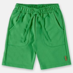 Bermuda Infantil Básica em Moletom Verde