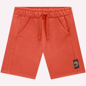 Bermuda Infantil Menino Básico Milon Laranja