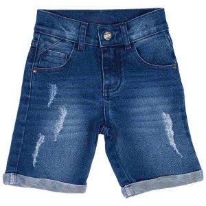 Bermuda Infantil Menino Jeans