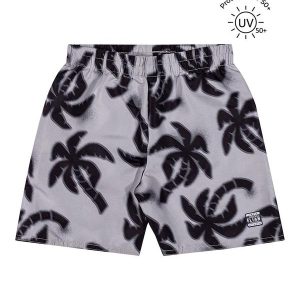 Bermuda Infantil Menino Tactel Proteção Uv Preto